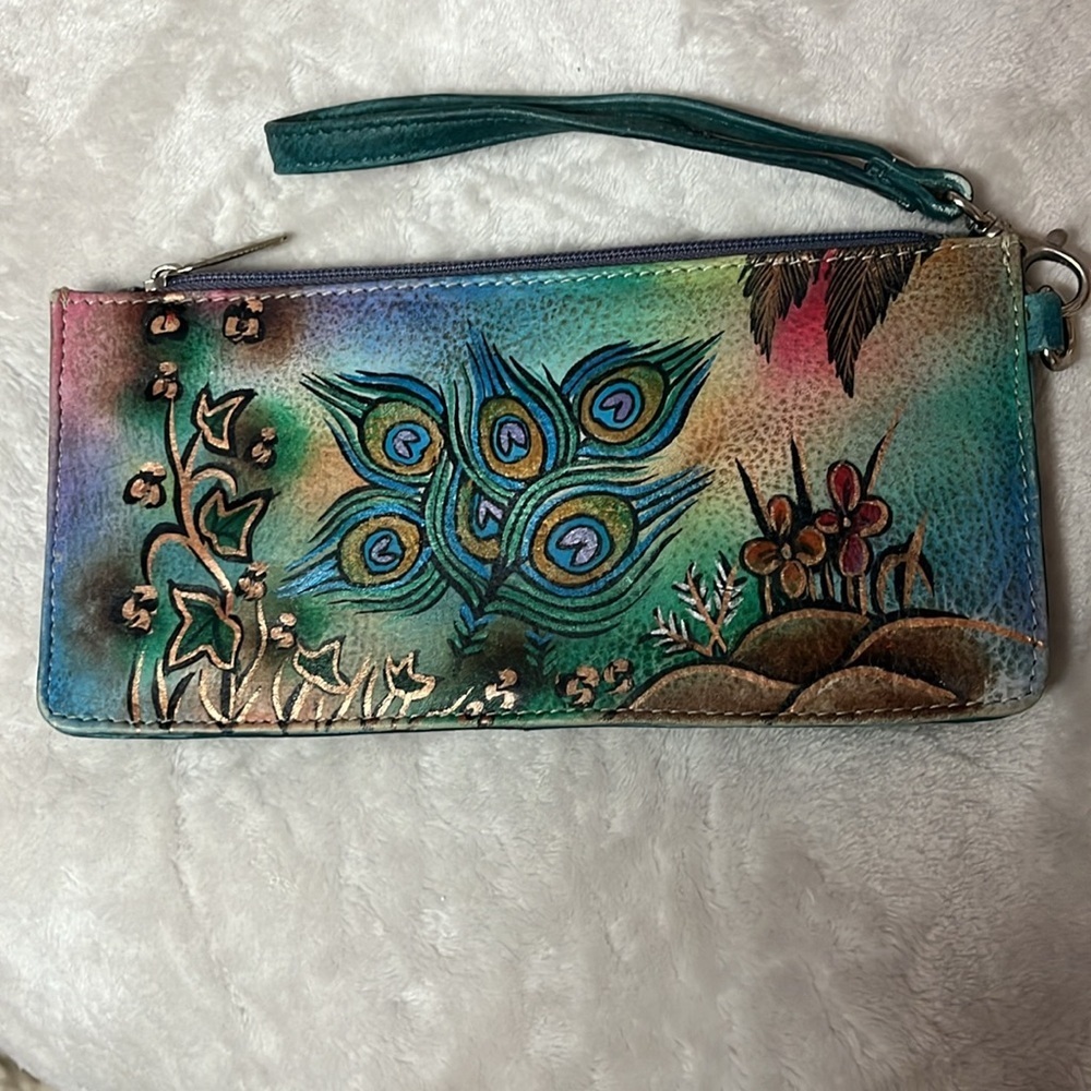 Biacci Hand Painted Leather Wallet